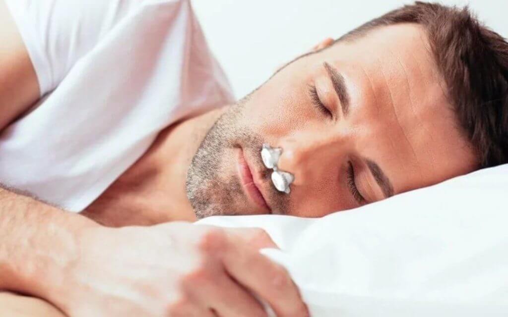 Man Sleeping 2 with Bongo Rx New CPAP Alternative Treatment for Mild to Moderate Obstructive Sleep Apnea